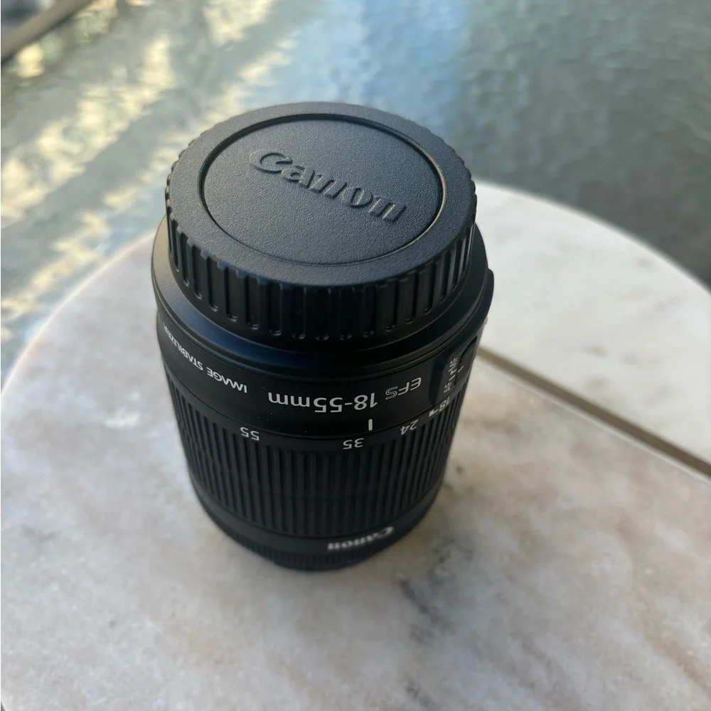 Canon Black Camera Lens 18-55mm